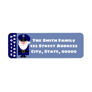 Etiqueta Policía Navidad