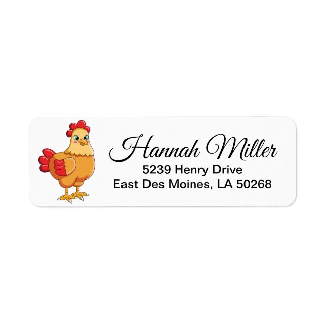 Etiqueta Pollo (Frente)