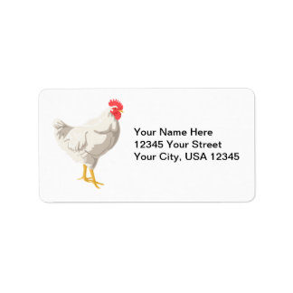 Etiqueta Pollo blanco
