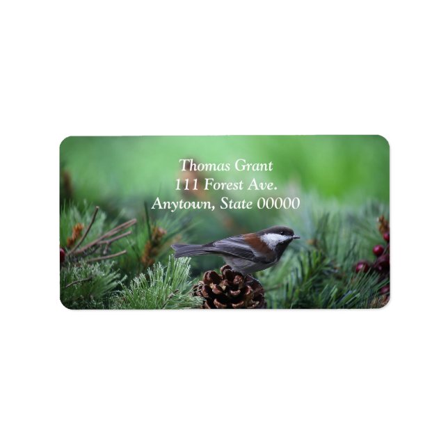 Etiqueta Pollo en invierno (Frente)