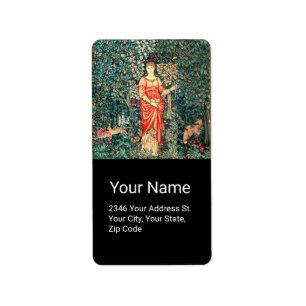 ETIQUETA POMONA TIENE FRUTAS EN VERDES, ANIMALES FORESTALES