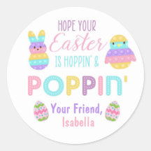 Etiqueta Pop it Easter Treth