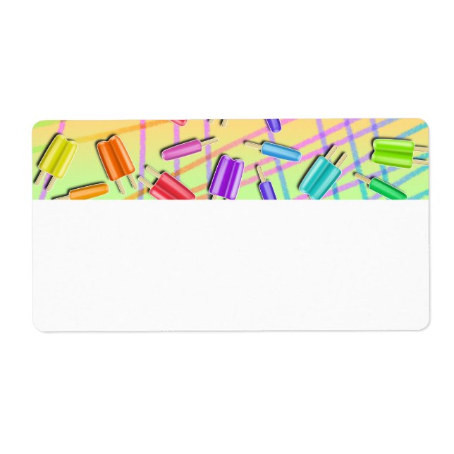 ETIQUETA POPSICAS DE ARTE POP (Frente)