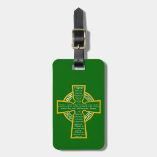 Etiqueta portaequipajes de placa de pechos de St. 