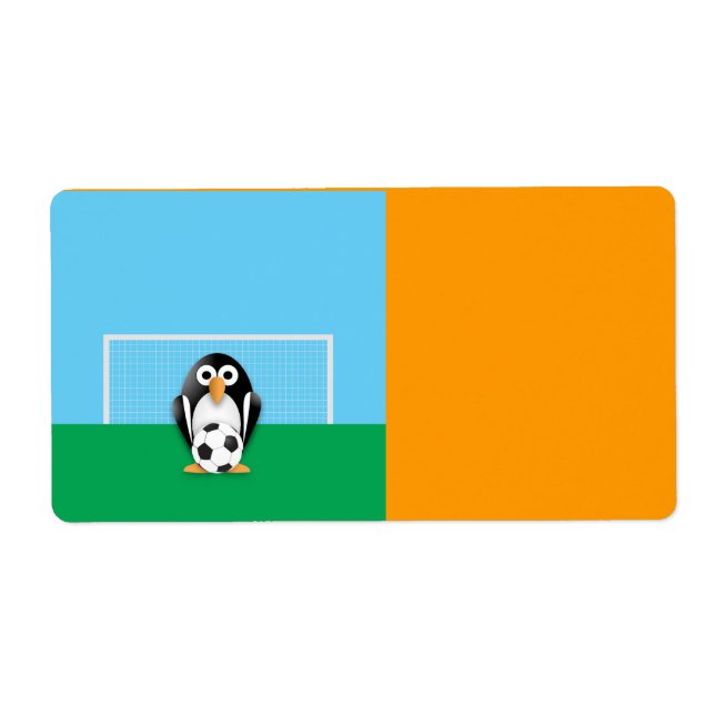Etiqueta Portero pingüino (Frente)