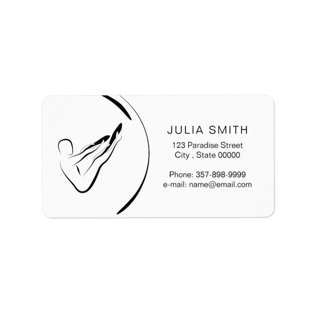 Etiqueta Posada de pilares (Frente)