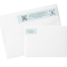 Etiqueta Postal Azul Antirrobo – Devolver correo