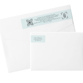 Etiqueta Postal Azul Antirrobo – Devolver correo