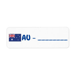 Etiqueta Posttravesía del id de Australia