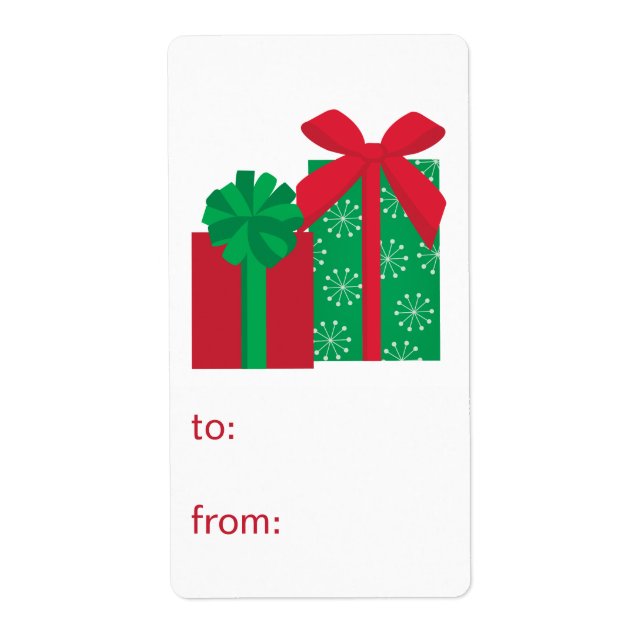 Etiqueta Presenta a (Frente)