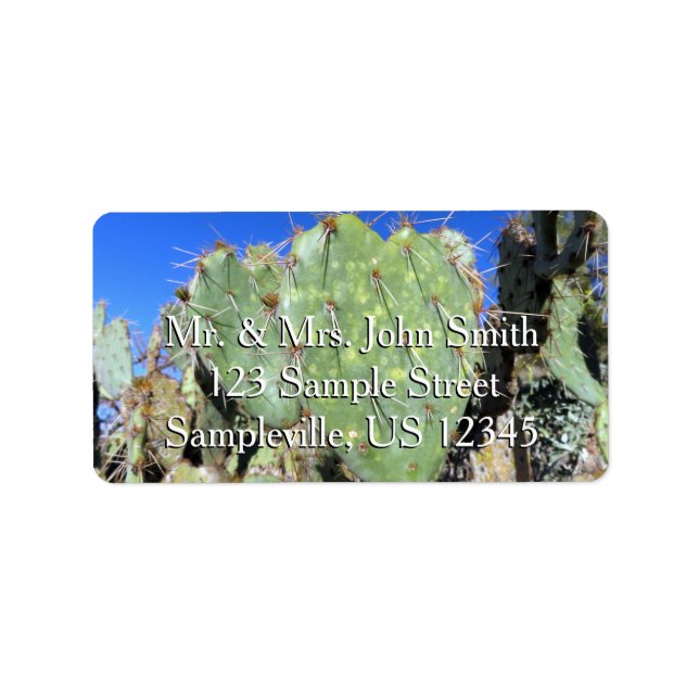 Etiqueta Prickly Pear Hearts (Frente)