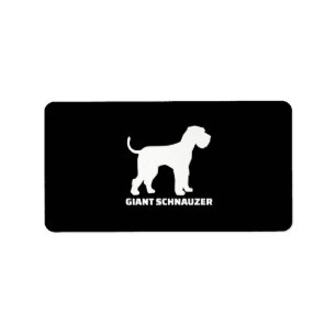 Etiqueta prima schnauzer gigante