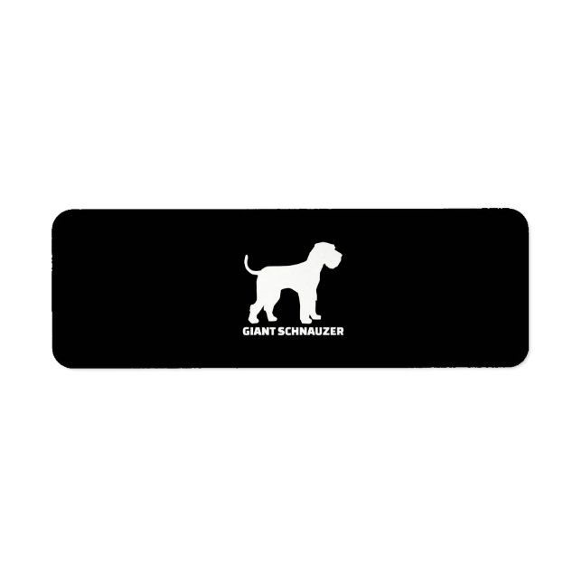 Etiqueta prima schnauzer gigante (Frente)