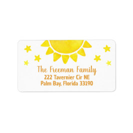 Etiqueta Primer viaje alrededor de la dirección del primer