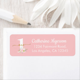 Etiqueta Primera chica cumpleaños Pequeña Miss OneMaravillo