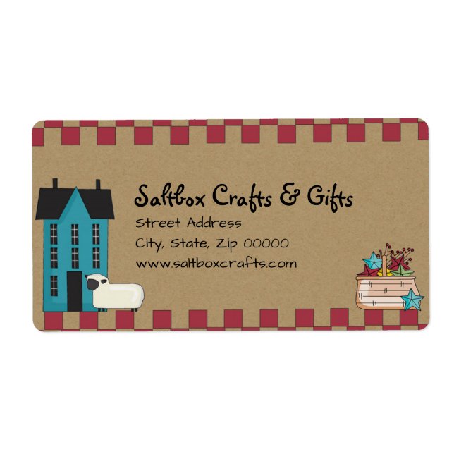 Etiqueta Primitiva de la casa de saltón (Frente)