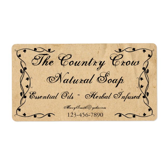 Etiqueta Primitiva del producto del vino (Frente)