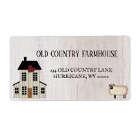 Primitive Country Rustic Old Farmhouse Sheep