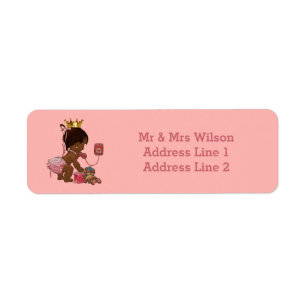 Etiqueta Princesa Étnica Teléfono Teddy Suitcase Baby Showe
