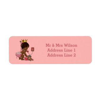 Etiqueta Princesa Étnica Teléfono Teddy Suitcase Baby Showe