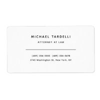 Procurador de Derecho Profesional Clásico Minimali