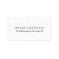 Profesional Clásico Único de Blanco Negro