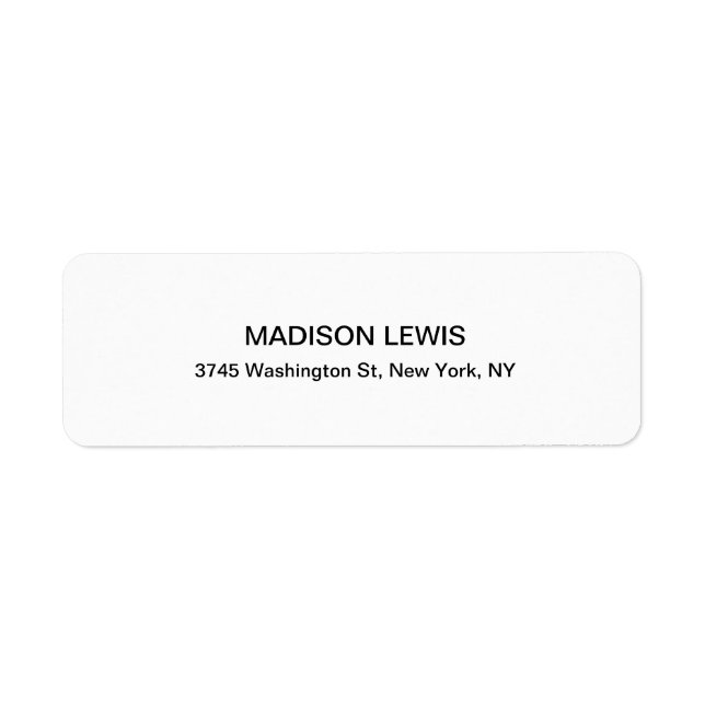 Etiqueta Profesional de Moda especial especial única (Frente)