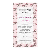 Etiqueta profesional del tóner cutáneo | PEGATINA