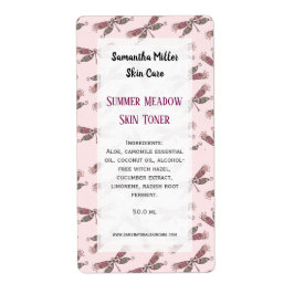 Etiqueta profesional del tóner cutáneo | PEGATINA