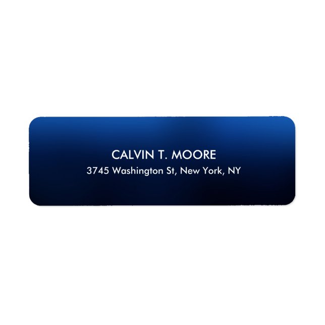 Etiqueta Profesional especial del Blue Night (Frente)