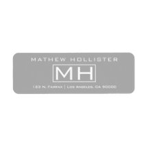 Profesional gris y blanco moderno