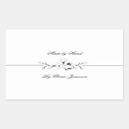 Etiqueta profesional para pequeñas empresas