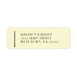 Etiqueta Profesor de Música Oboe