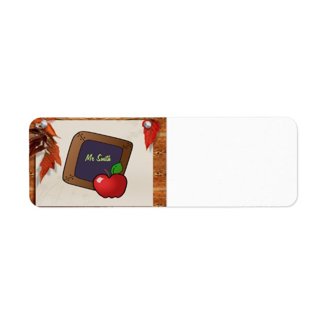 Etiqueta Profesora (Frente)