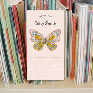 Etiqueta propiedad de Boho Butterfly