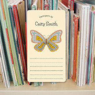 Etiqueta propiedad de Boho Butterfly 