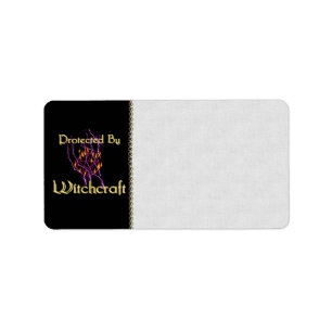 Etiqueta Protegido por la brujería