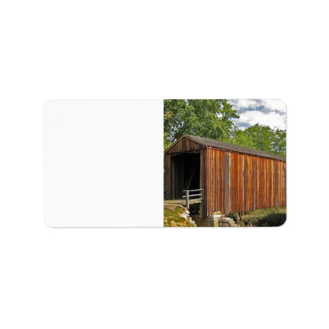 Etiqueta Puente cubierto (Frente)