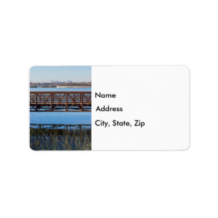 Etiqueta Puente en Rock Blanco