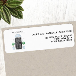 Etiqueta Puerta negra que hemos movido nueva dirección de r