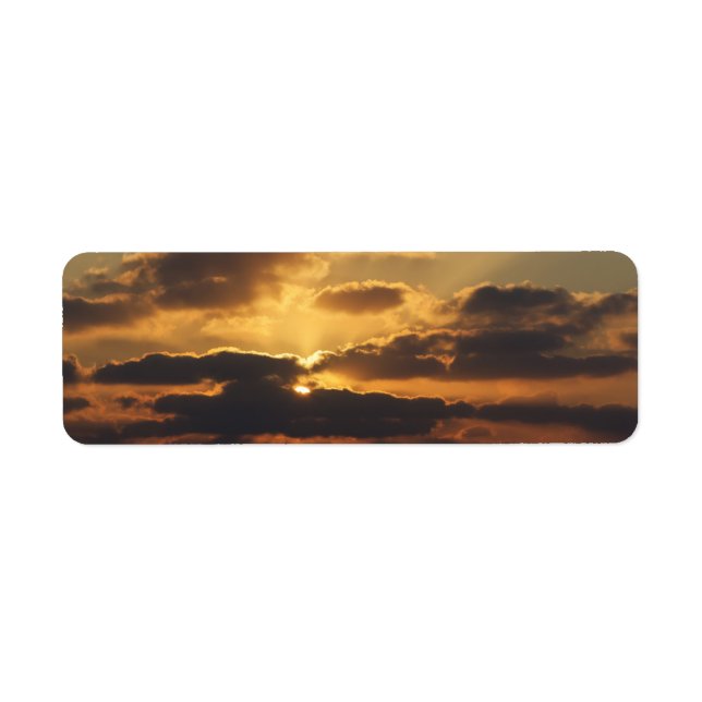 Etiqueta Puesta de sol (Frente)