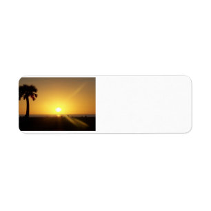 Etiqueta Puesta del sol de la Florida