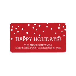 Etiqueta Puntos modernos Navidades de vacaciones Dirección 