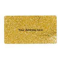 PURE GOLD Splatt Pattern + tu texto