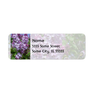 Etiqueta Purple Lilacs