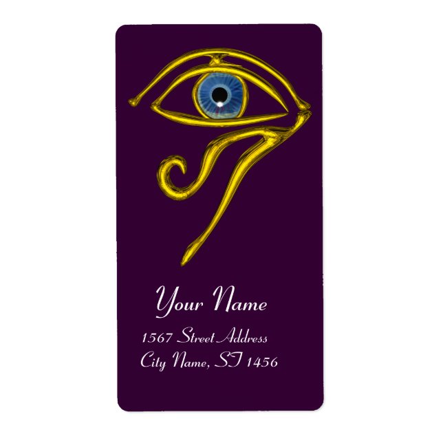 Etiqueta Púrpura AZUL TALISMAN (Frente)