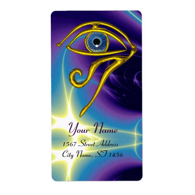 Etiqueta Púrpura AZUL TALISMAN (Frente)