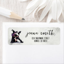 Púrpura Pin Up Witch