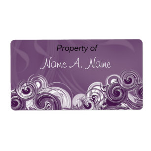 Etiqueta Púrpura rodante