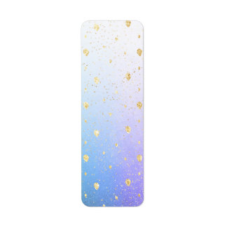 Etiqueta Purpurina de Unicorn